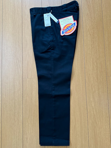 ★新品/未使用★【SHIPS別注】Dickies テーパード ワーク チノパンツ / ブラック / SIZE M