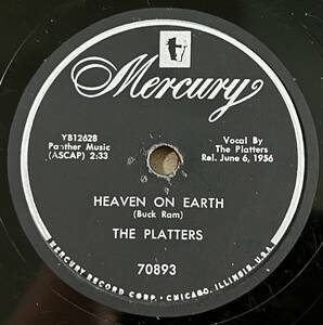 THE PLATTERS MERCURY My Prayer/ Heaven on Earth