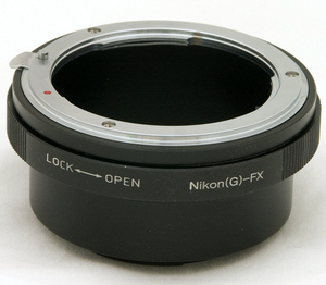 ニコン Nikon Fマウント Gレンズ → FUJIFILM Xマウントアダプター X-Pro1 X-T5 X-E4 X-H2 X-S20 X-A7