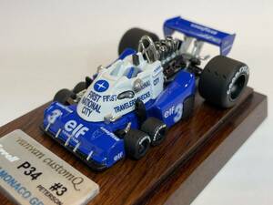 ☆vanvan自作チョロQ!!ワンオフ製作！！Tyrrell P34 1977 MONACO GP #3 PETERSON！！カスタムチョロQ HANDMADE!!タイレル