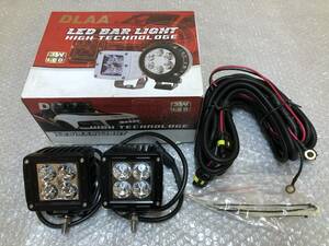 ☆新品☆ LED フォグランプ 12V フォグ 2個セット 汎用 クロカン アウトドア BBQ キャンプ JK ラングラー JB23 JA11 ジムニー ハイラックス