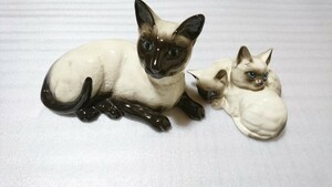 アンティーク ロイヤルドルトン ROYALDOULTON シャムネコ