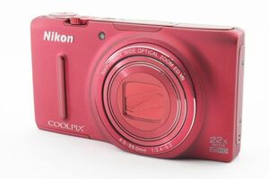 【1円】 Nikon COOLPIX S9500 レッド コンパクトデジタルカメラ 本体のみ ニコン 中古 ジャンク 送料無料 43258689