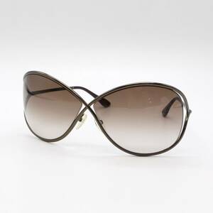 美品【TOM FORD トムフォード】 Miranda TF130 36F 68□10 115 サングラス ブラウン レディース ブランド ファッション小物