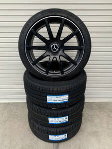 Benz メルセデス ベンツ W222 Sクラス S10M 20インチ マットブラック アルミ ホイール タイヤ セット 4本 245/40R20 275/35R20 即納