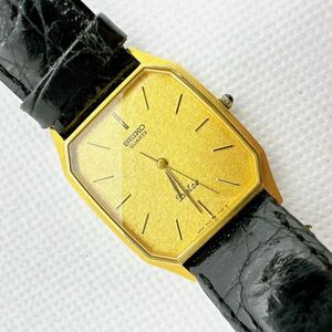 A2404-1112-2 １円スタート クオーツ　稼働品　美品　SEIKO　DOLCE　セイコー　ドルチェ　メンズ腕時計　ゴールド