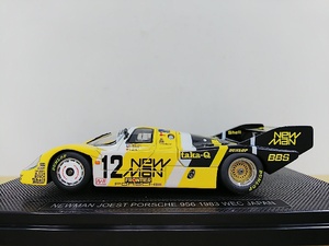 ■ EBBRO エブロ 1/43 NEWMAN JOEST PORSCHE 956 1983 WEC JAPAN ポルシェ レーシングモデルミニカー
