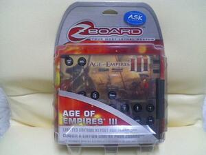 ZBOARD AGEofEMPIRESⅢ LIMITED EDITION KEYSET 未使用品