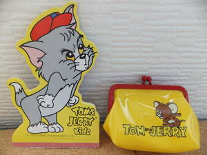 中古 TOM&JERRY トムとジェリー メモ帳 がま口 財布 ケース 小物入れ TOM and JERRY レトロ METRO GOLDWYN MAYER トム ジェリー