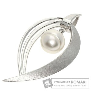 MIKIMOTO ミキモト 淡水パール 真珠 ペンダントトップ K14ホワイトゴールド レディース 中古