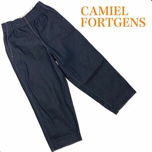 【新品】即決★ CAMIEL FORTGENS(カミエルフォートヘンス) ★ワイド デニム パンツ イージーパンツ ストリート スケート リラックス 1LDK