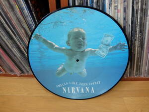 NIRVANA SMELLS LIKE TEEN SPIRIT ピクチャー12インチシングル オリジナル ドイツ盤 ニルヴァーナ カートコバーン レア！ SUB POP