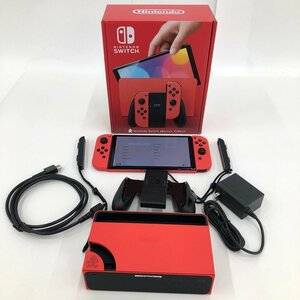 Nintendo　Switch　ニンテンドー　スイッチ　マリオレッド　本体　箱付き【CDAW6023】