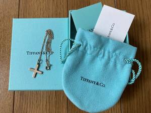 未使用品 TIFFANY&Co. ティファニー クロス ネックレス シルバー925