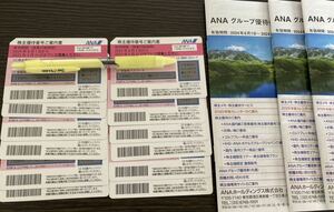 全日空ＡＮＡ株主優待券12枚２０２4年6月１日から２０２５年５月３１日搭乗分まで 冊子3冊　送料無料　追跡あり