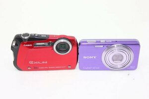 【カメラ2台まとめ売り】SONY DSC-W630・CASIO EX-G1 #3345-198