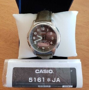 【カシオ】 ウェーブセプター 新品 腕時計 グリーン WVA-M630B-3AJF 電波ソーラー 未使用品 メンズ 男性 CASIO