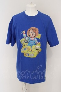 LAND by MILKBOY / CHILD PLAY TEE XL ブルー O-24-04-30-113-MB-TO-OW-OS