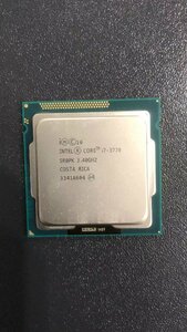 CPU インテル Intel Core I7-3770 プロセッサー 中古 動作未確認 ジャンク品 - A354