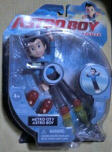 未開封 METRO CITY ASTROBOY THE MOVIE ATOM 鉄腕アトム ザ ムービー 2009 Jazwares 6.25インチ 海外 CGアニメ映画フィギュア人形手塚治虫 