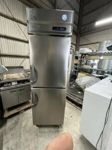 【新品未使用】フクシマ　ARD-060RM 業務用縦型業務用冷蔵庫 2ドア 厨房機器 100V 2019年（小さな凹みキズ2ヶ所あり）【動作確認済】