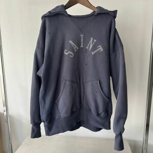 SAINT M×××××× BerBerjin HOODIE フーディー L ネイビー セントマイケル ベルベルジン スウェット パーカー