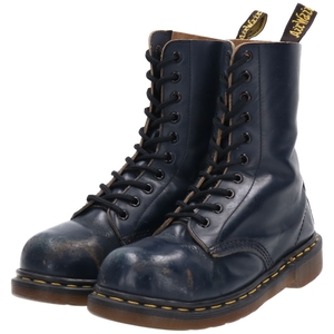 古着 ドクターマーチン Dr.Martens 10ホールブーツ 英国製 UK4 レディース22.5cm /saa008311