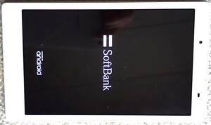 ジャンク品ソフトバンク Lenovo TAB 3 601LV Android/メモリー2GB／ストレ－ジ16GBポラールホワイト