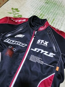 ★HYOD★ヒョウドウ STJ007DN ST-S Mサイズ[SPEED-iD ] D3O JACKET ジャケット 春夏用 ブラック/レッド