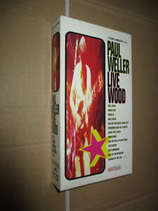 VHSビデオテープ　LIVE WOOD　Paul Weller　ポール・ウェラー　検索記号　THE JAM ザ・ジャム　