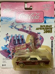 Johnny Lightning 1961LINCOLN CONTINENTAL Coca-Cola Holiday Automents 2005 ミニカー