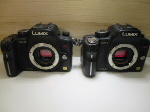 ☆Panasonic LUMIX ミラーレス一眼 デジタルカメラ(GH1)2台セット ジャンク品!!