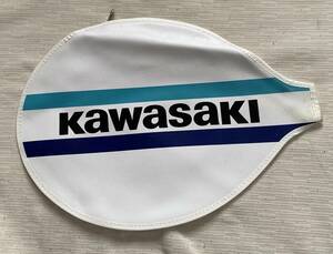 バトミントン ラケットカバー kawasaki/カワサキ 27.5×37.5cm 白色系★★未使用品