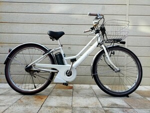 ヤマハ PAS MINA パス ミーナ 電動アシスト自転車 2015年 X972 26インチ 内装3段変速 (バッテリー・充電器 付)整備済み自転車 D4111701