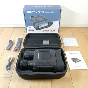 美品!!　動作確認済!!　BINOCULAR　Night Vision　暗視スコープ　双眼鏡型　ナイトビジョン　NV400-B　小型カメラ(昼夜兼用)