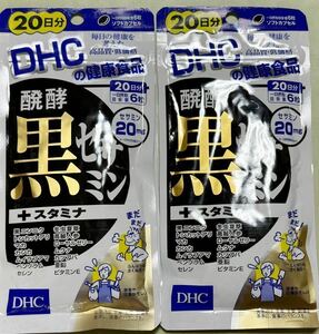 200円〜「DHC 発酵黒セサミン+スタミナ　2袋」ふんばりのきく毎日へ＊家事や仕事が忙しい方へ