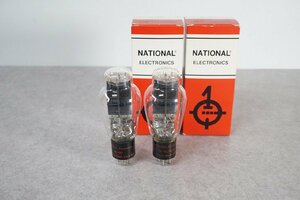 [QS][S454580] 2点セット NATIONAL ELECTRONICS ナショナル 50/NL50 NL-50 真空管 元箱付き