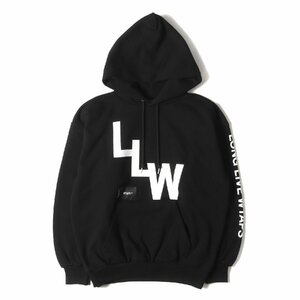 新品 WTAPS ダブルタップス パーカー サイズ:S 23AW LLWロゴ スウェットパーカー LLW / HOODY / COTTON ブラック 黒 トップス