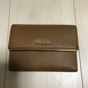 Prada プラダ 財布 1MH840 saffiano CANNELLA