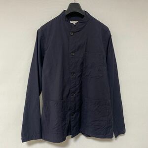 美品 Engineered Garments トロピカル ウール スタンドカラー ジャケット XS エンジニアード ガーメンツ ダーク ネイビー