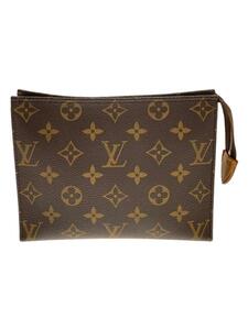 LOUIS VUITTON◆ポッシュ・トワレット19_モノグラム・キャンバス_BRW/PVC/BRW