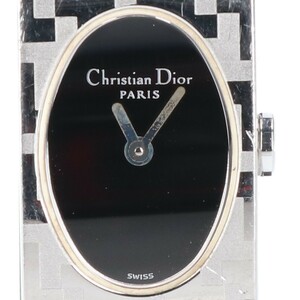 Christian Dior クリスチャンディオール シルバー D70-100 ミスディオール クオーツ 腕時計