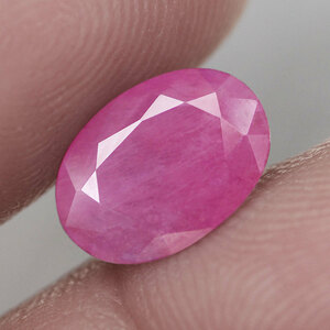 【天然大粒ルビールース 2.51ct:6004】タンザニア産 Natural Ruby 裸石 標本 鉱物 宝石 コランダム jewelry Winza Tanzania