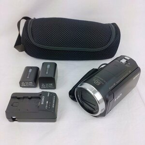 SONY　HANDYCAM　HDR-CX675　ブラック　本体・バッテリー・バッテリーチャージャー・ソフトケース付き　ソニー　ハンディカム