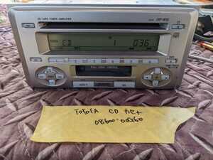 トヨタ　純正　CD　カセット　08600-00G60 R040620 動作品