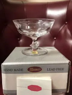 HAND MADE moserモーゼル廃盤グラスLEAD FREEチェコ