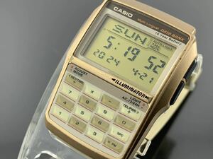 [A1305]1円～☆メンズ腕時計 CASIO カシオ データバンク DATA BANK DBC-32 動作品
