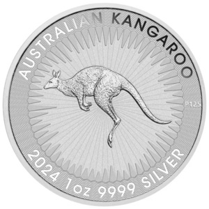 [保証書・カプセル付き] 2024年 (新品) オーストラリア「カンガルー」純銀 1オンス 銀貨