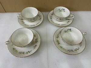 RM6711 Noritake カップ&ソーサー 4点セット コンテンポラリー 0109