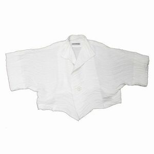 ISSEY MIYAKE イッセイ ミヤケ 19SS プリーツ ジャケット 2 ホワイト